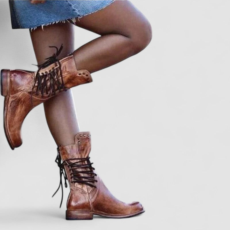 Raquel | Bottines Vintage avec Lacets