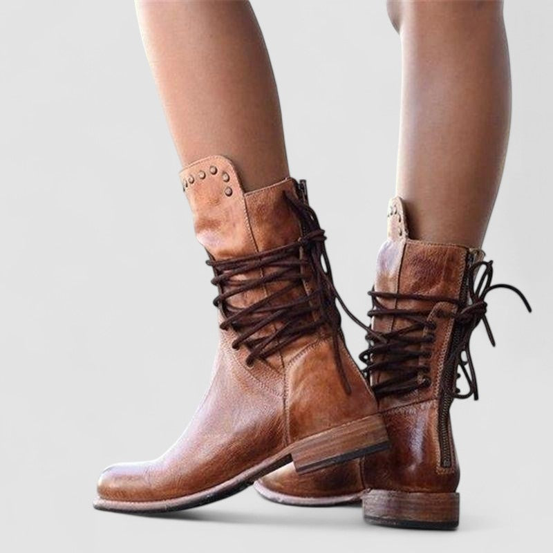 Raquel | Bottines Vintage avec Lacets
