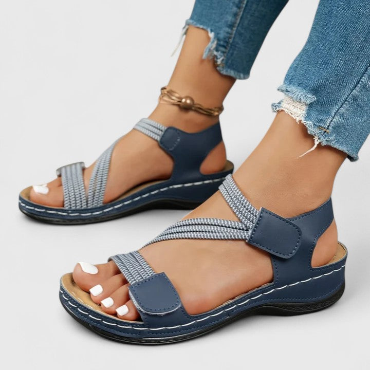 Élina | Sandales confort croisées