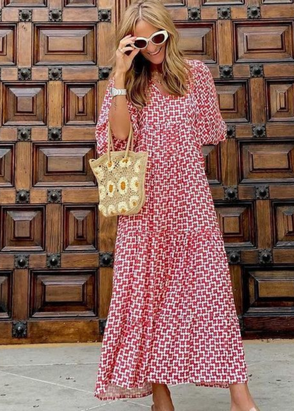 Marisol | Luchtige maxi-jurk met speelse print