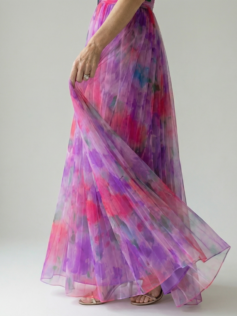 Isel | Robe Longue Cache-Cœur Élégante