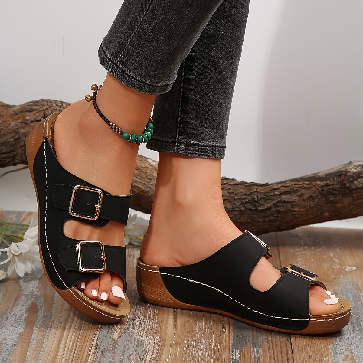 Caro | Sandales Aero Bride à talon Confort
