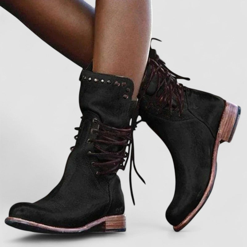 Raquel | Bottines Vintage avec Lacets