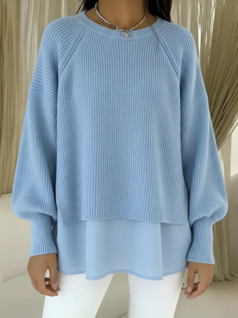 Casilda | Pull Effet Deux Pièces