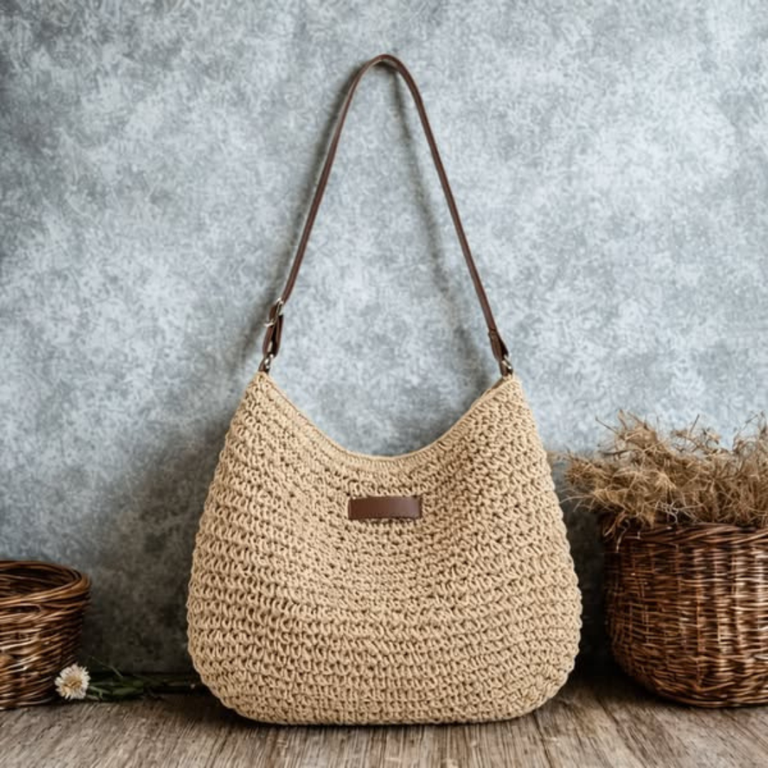 Simona | Sac à Bandoulière Tressé