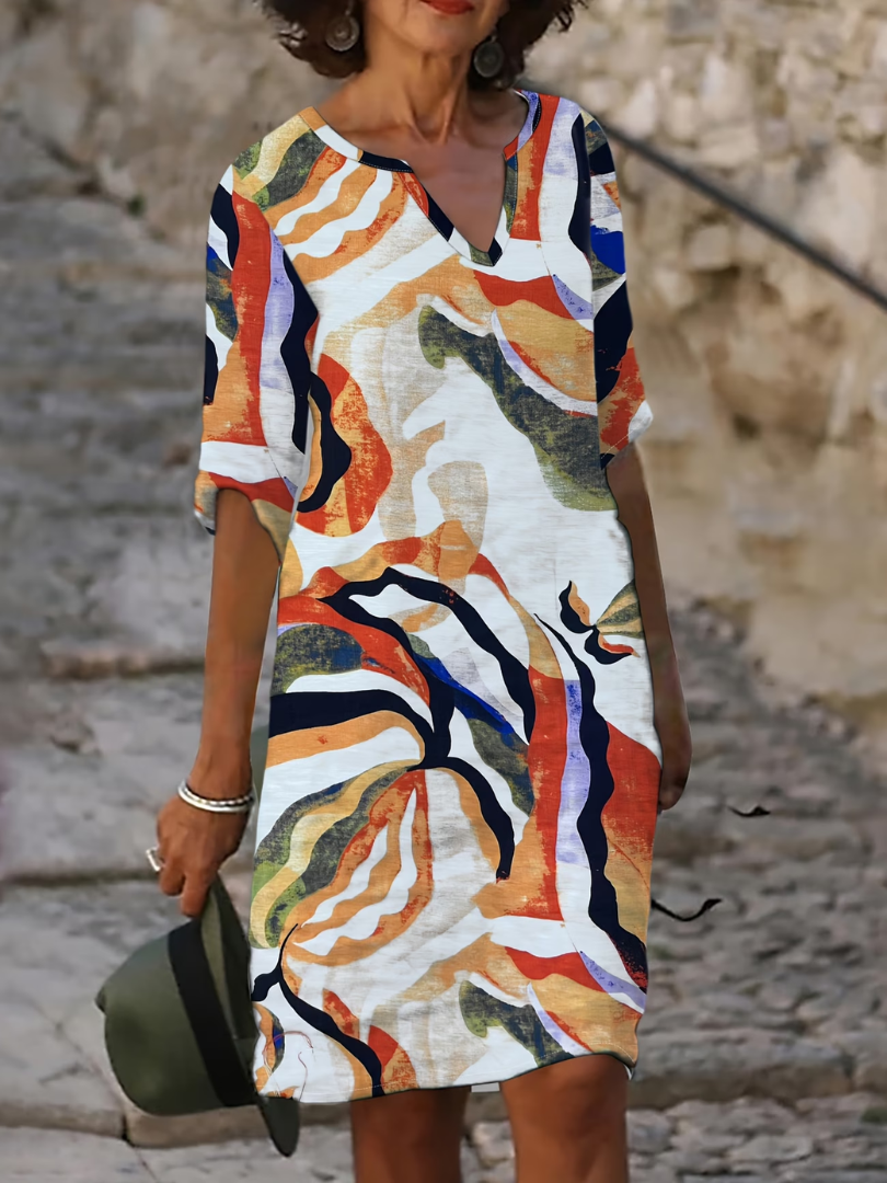 Emma | Robe Estivale à Imprimé Botanique
