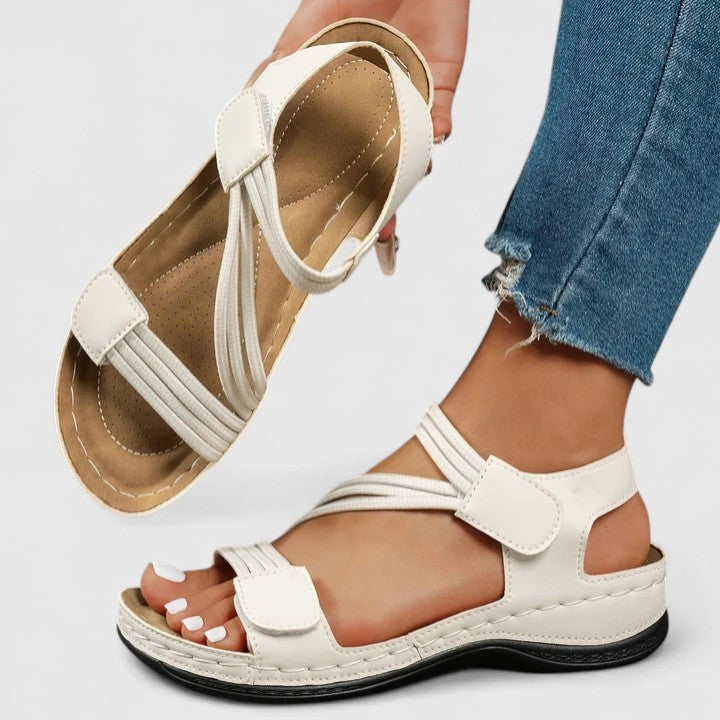 Élina | Sandales confort croisées