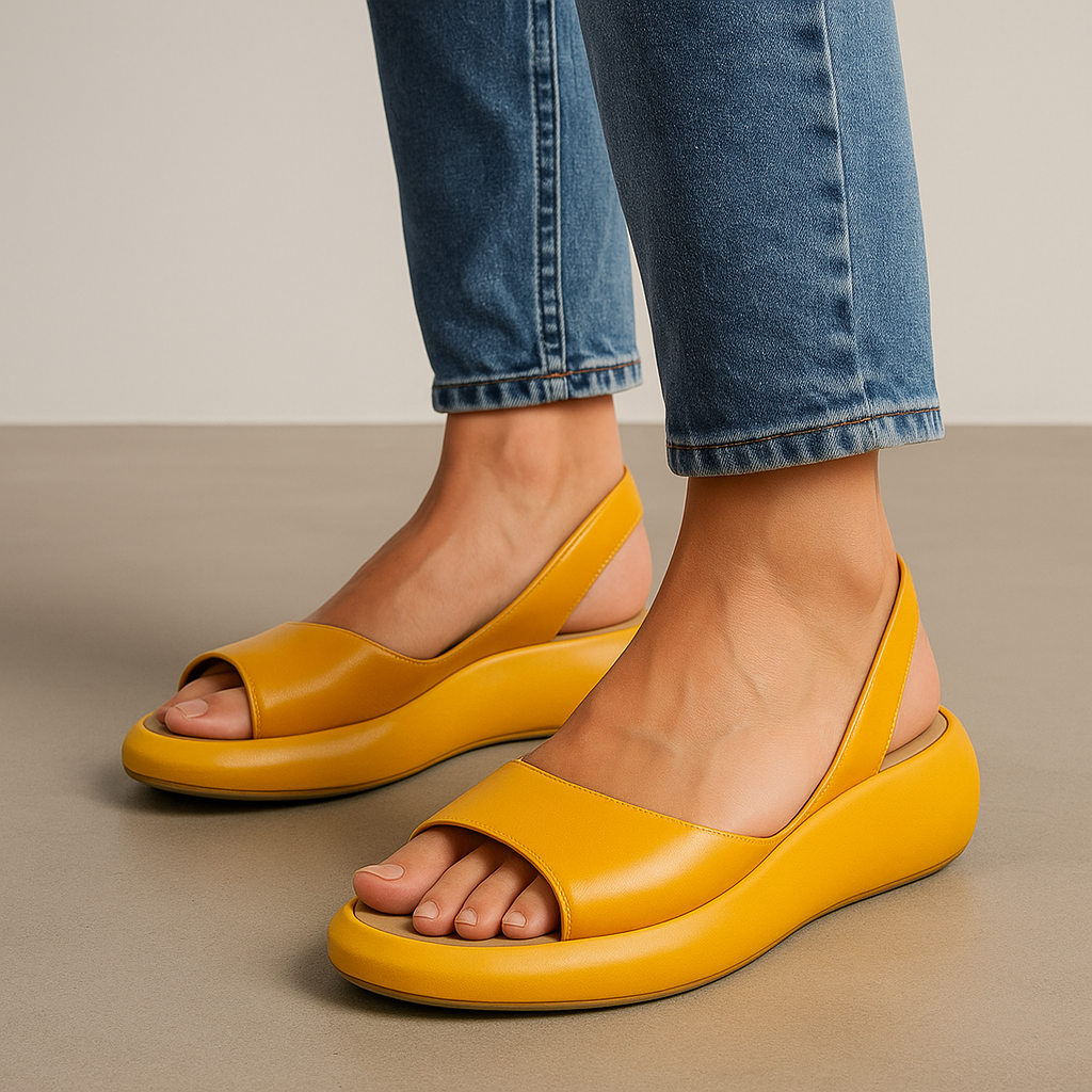 Aline | Sandales compensées minimalistes