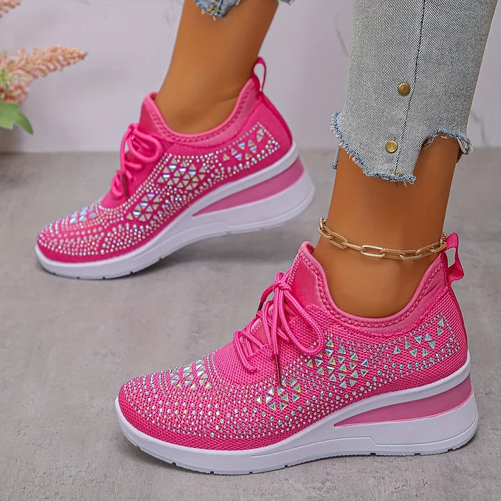 Assina | Sneakers met extra comfort en strassdetails