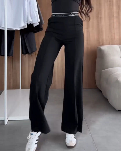 Lia | Stretch Waist Pants