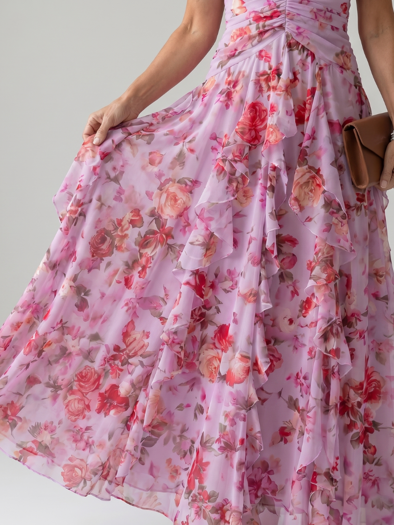 Sophie | Robe Maxi Aérée à Encolure Halter