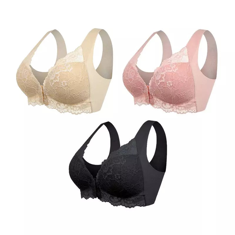 Clara | Lot de 3 Soutiens-Gorge Confort en Dentelle