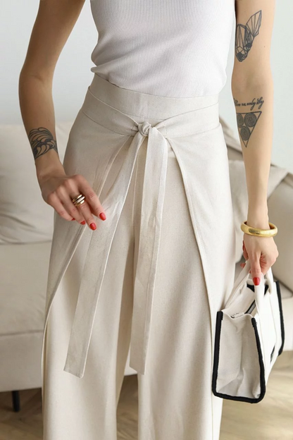 Nila | High Waist Wrap Pants
