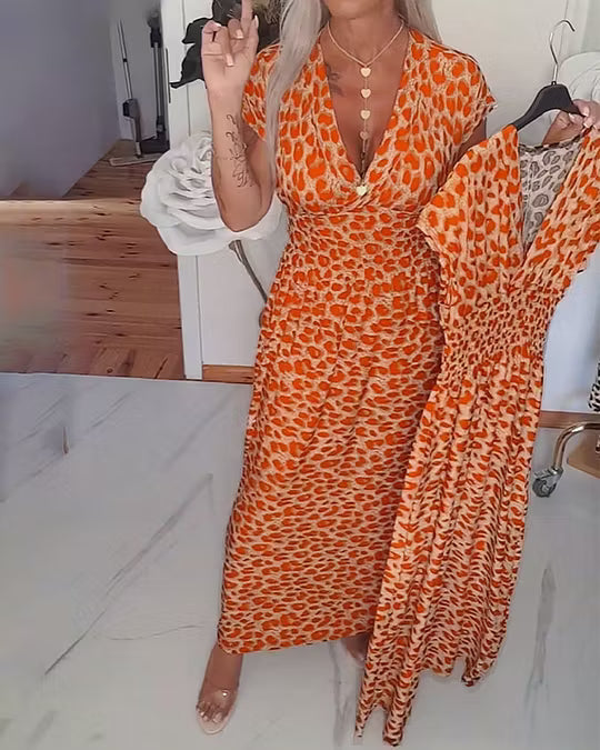 Nathalie | Robe Midi Léopard