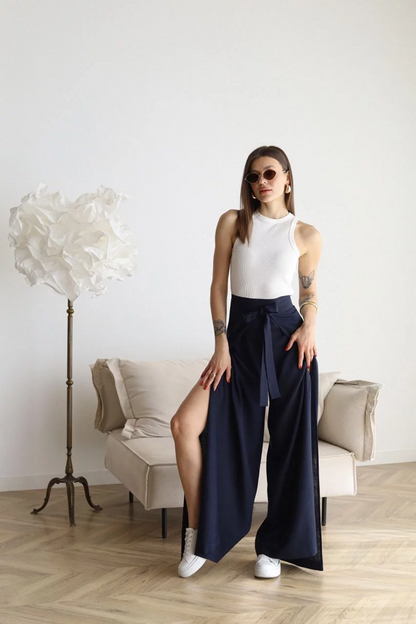 Nila | High Waist Wrap Pants