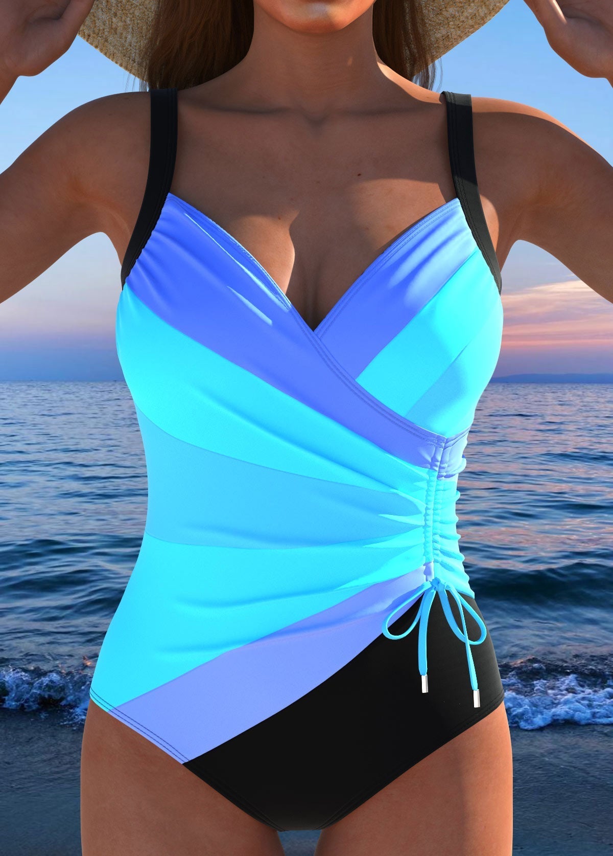 Naëlle | Maillot de bain gainant à imprimé coloré