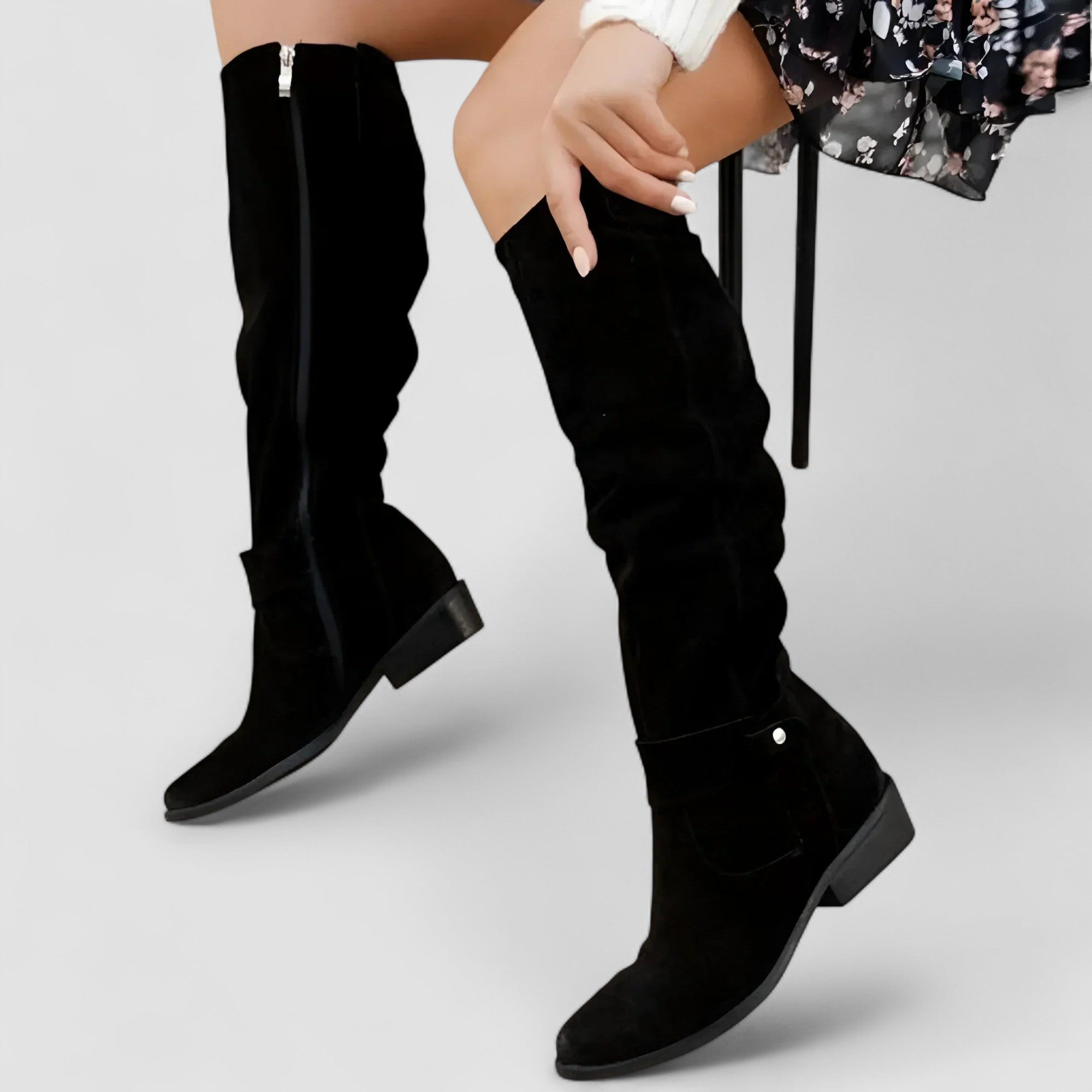 Charlotte | Bottes Hautes en Daim
