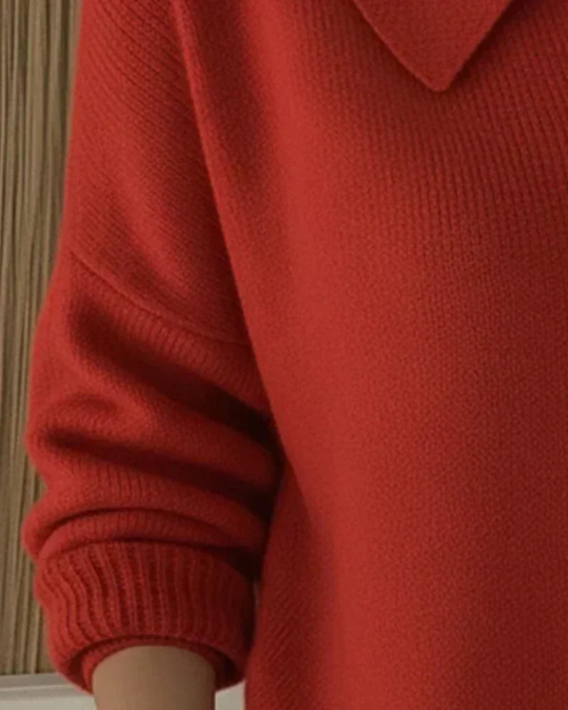 Vega | Veste en Tricot avec Col Chemise