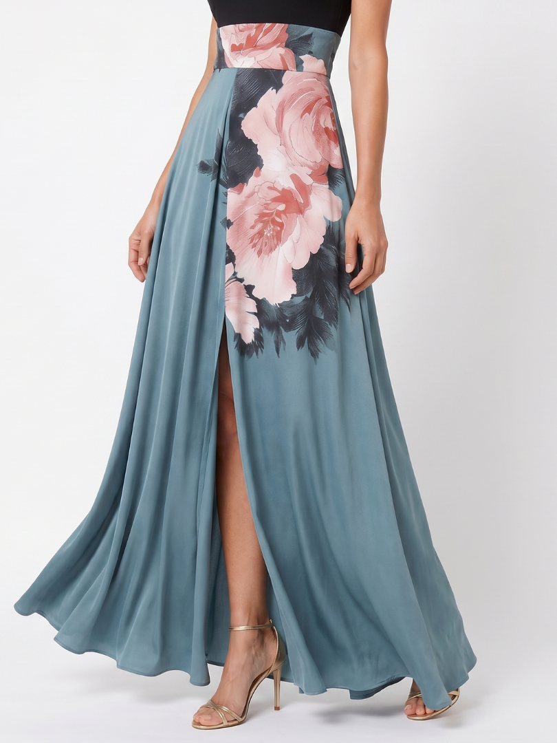 Clémence | Robe Maxi à Bretelles Élégante