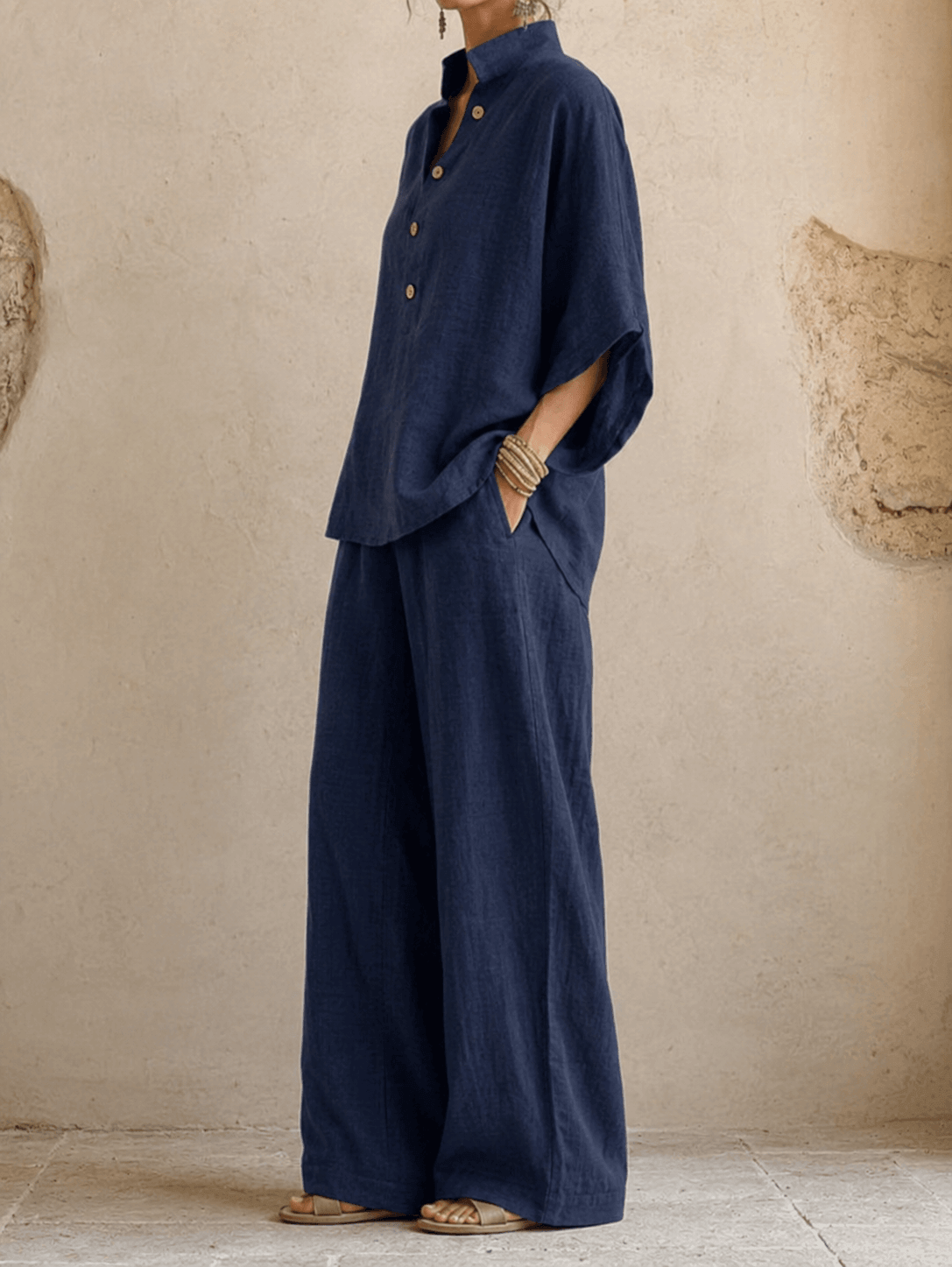 Maribel | Ensemble Fluide à Pantalon Large