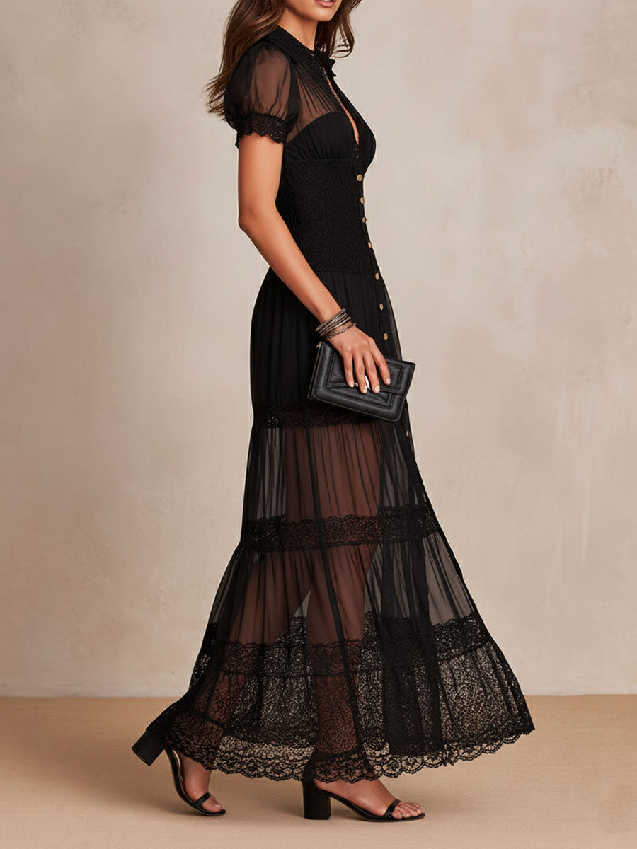 Juliette | Robe Longue en Dentelle