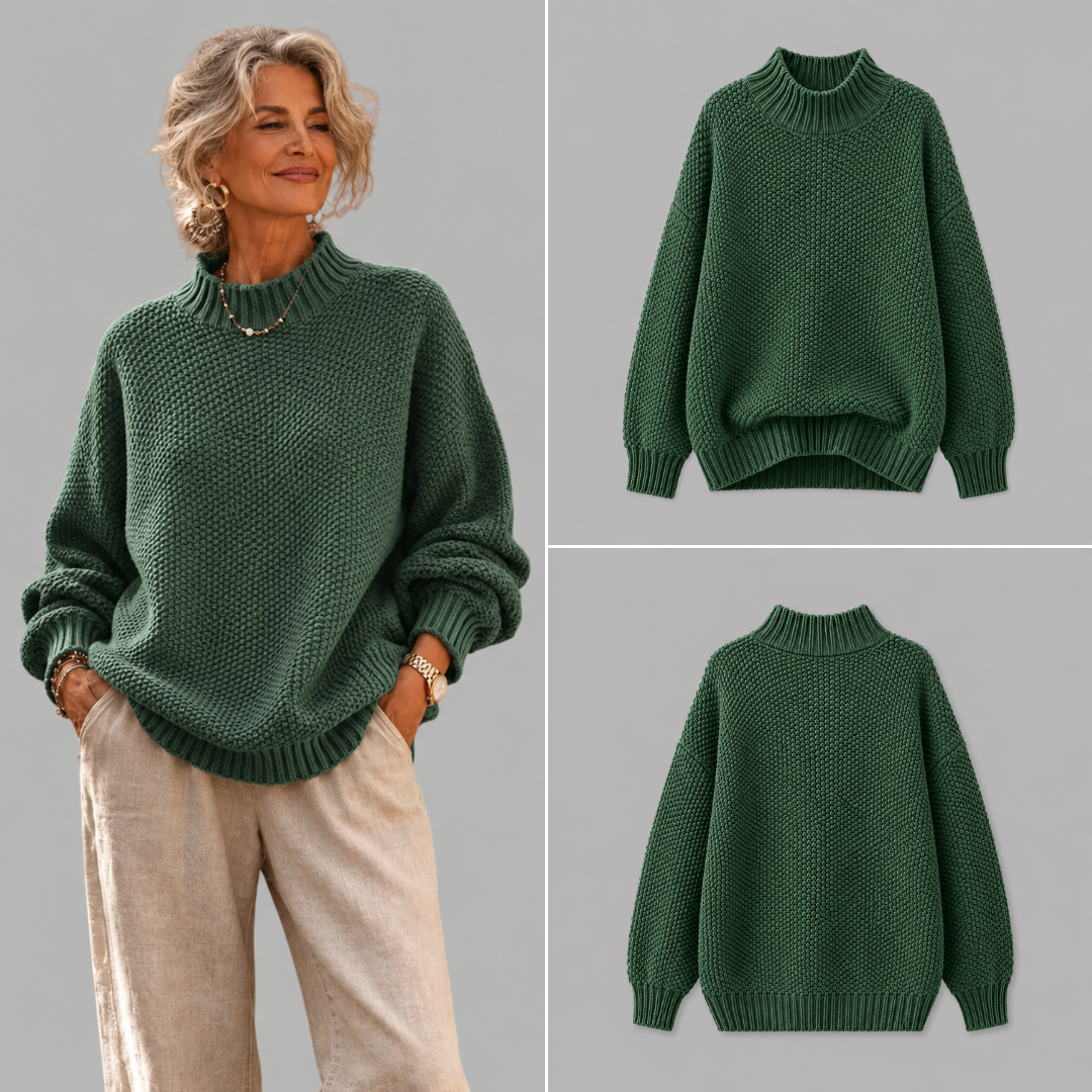 Élodie | Pull Ample en Maille Texturée