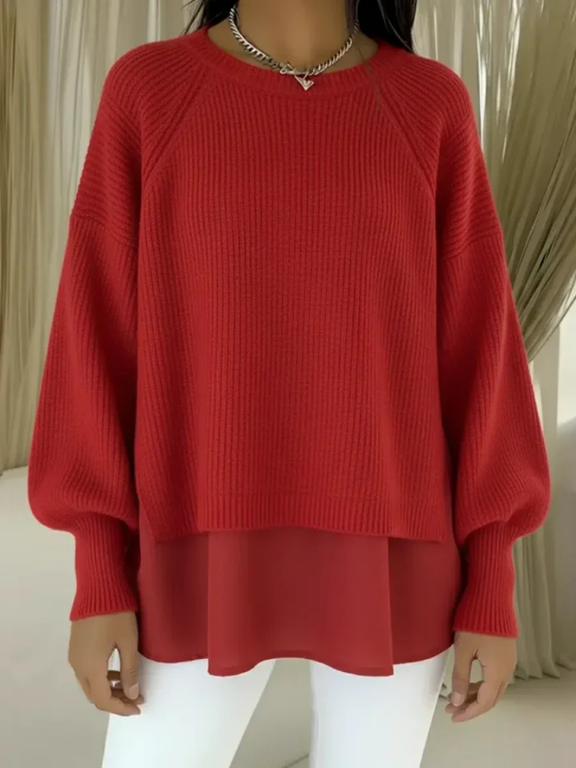 Casilda | Pull Effet Deux Pièces