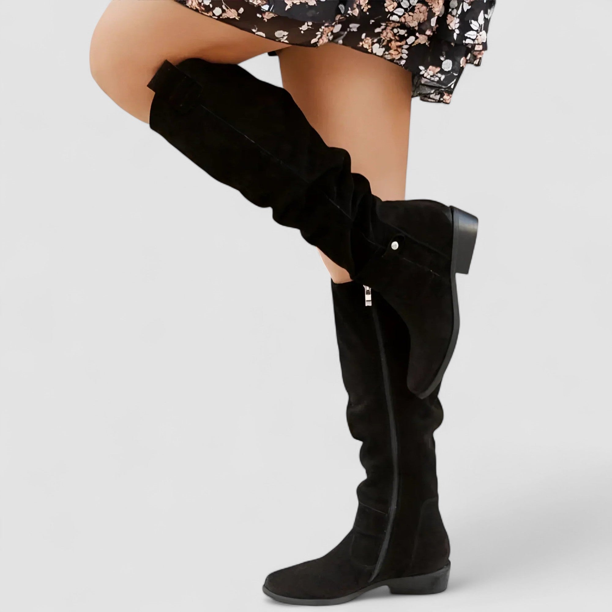 Charlotte | Bottes Hautes en Daim