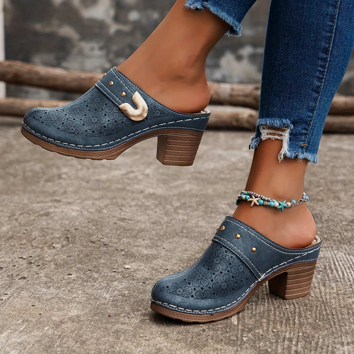 Evy | Sandales Capri à talon Confort