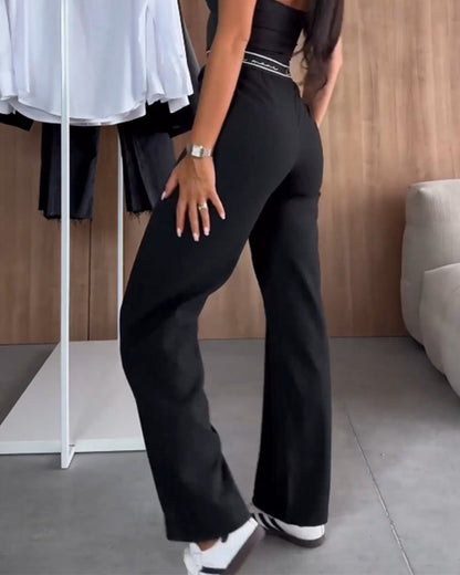 Lia | Stretch Waist Pants