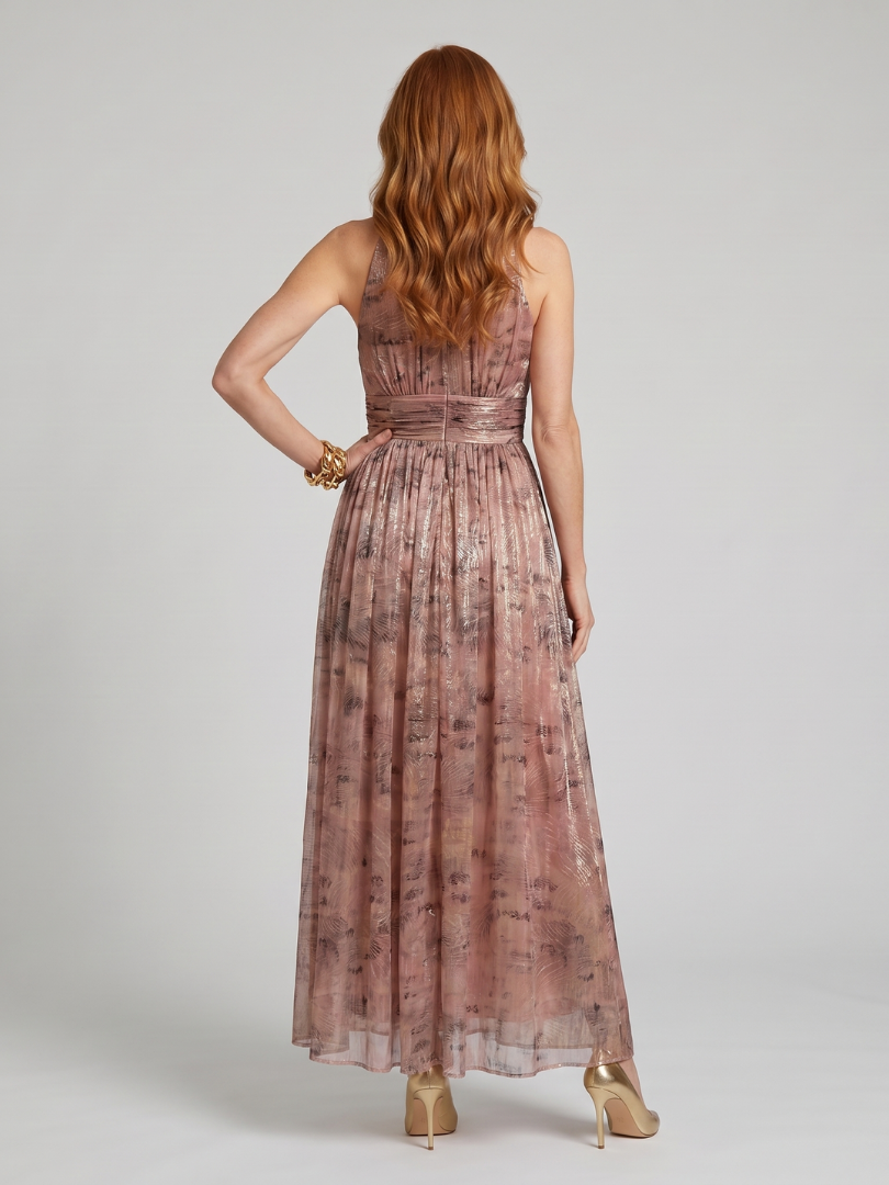 Clémence | Robe Midi Texturée Élégante