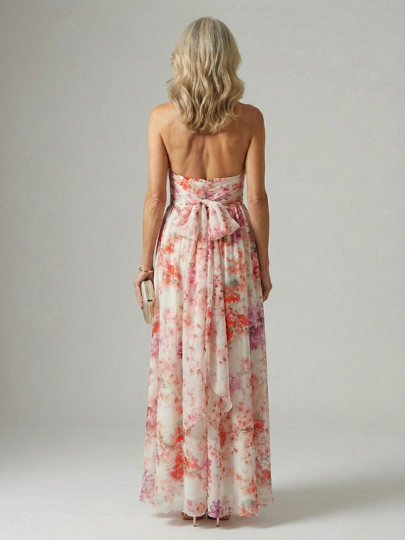 Céleste | Robe Maxi Aérienne et Élégante