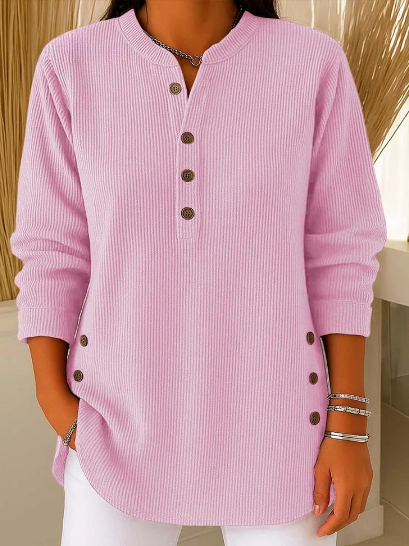 Nieves | Tunique Henley avec Boutons