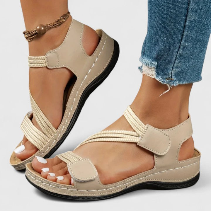 Élina | Sandales confort croisées