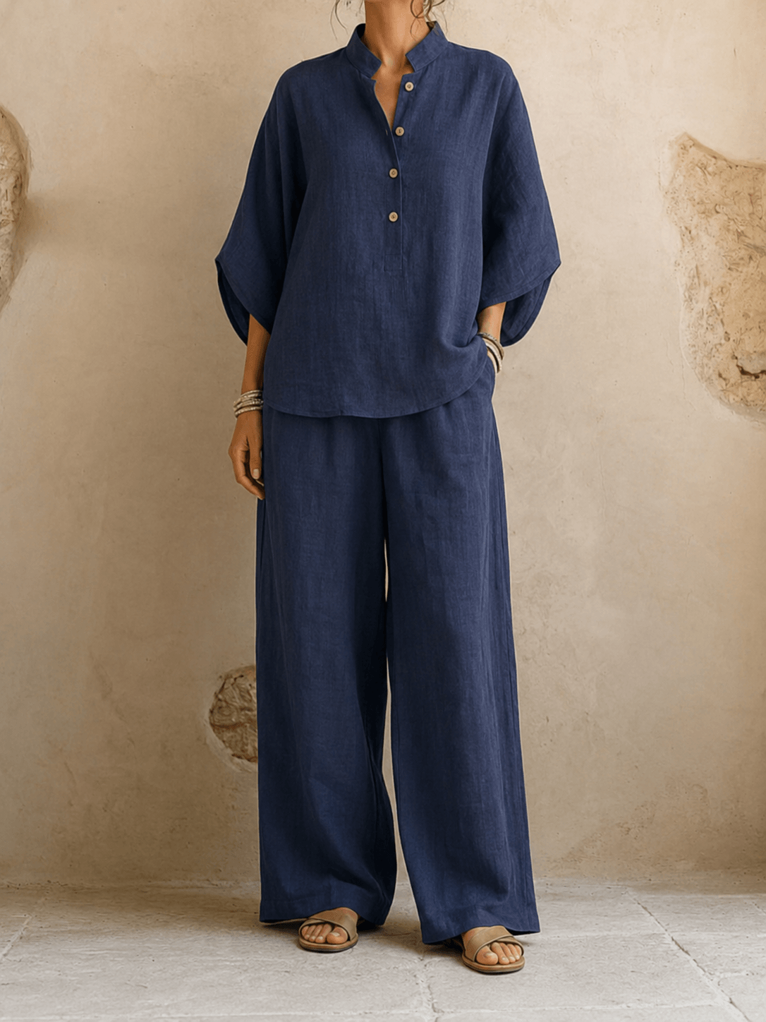 Maribel | Ensemble Fluide à Pantalon Large