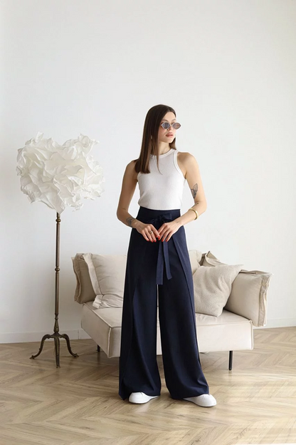 Nila | High Waist Wrap Pants