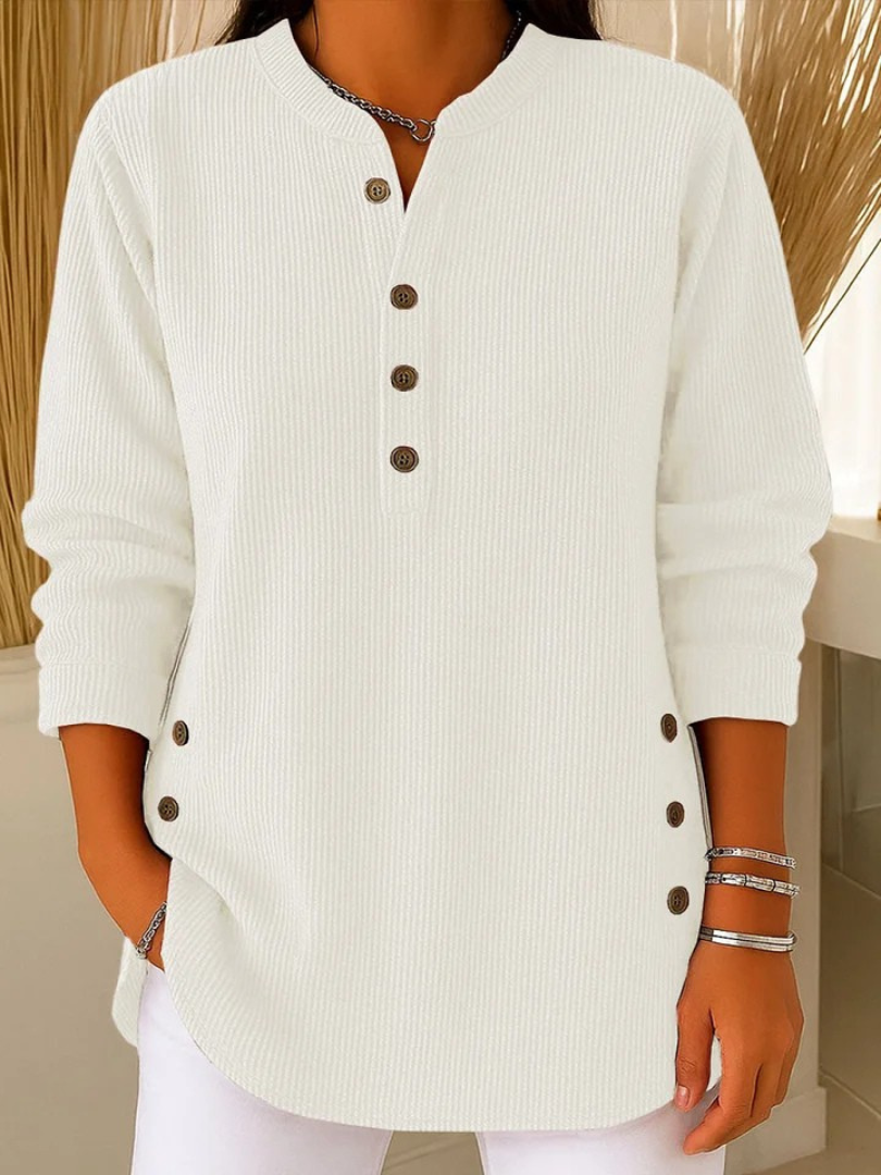 Nieves | Tunique Henley avec Boutons