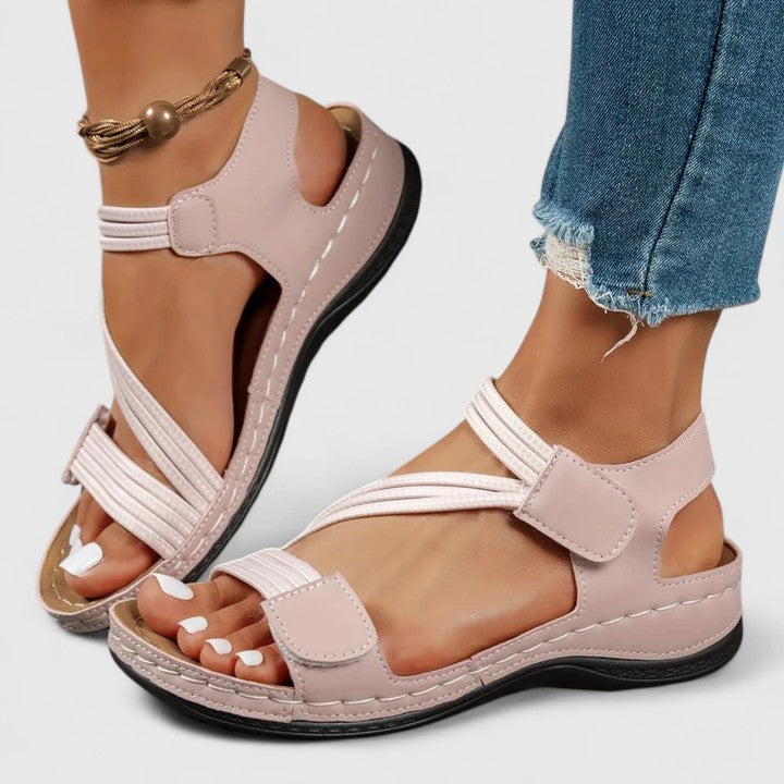 Élina | Sandales confort croisées