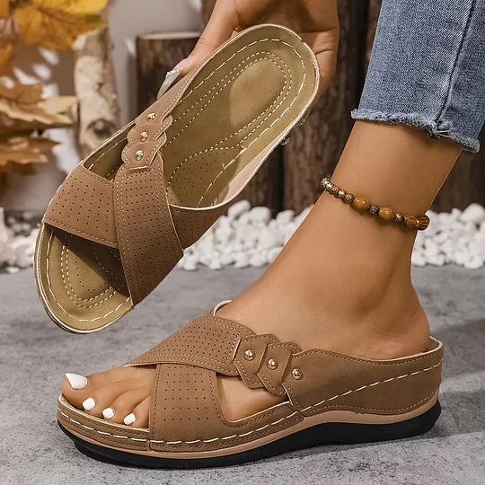 Anne | Sandales Confort Croisées