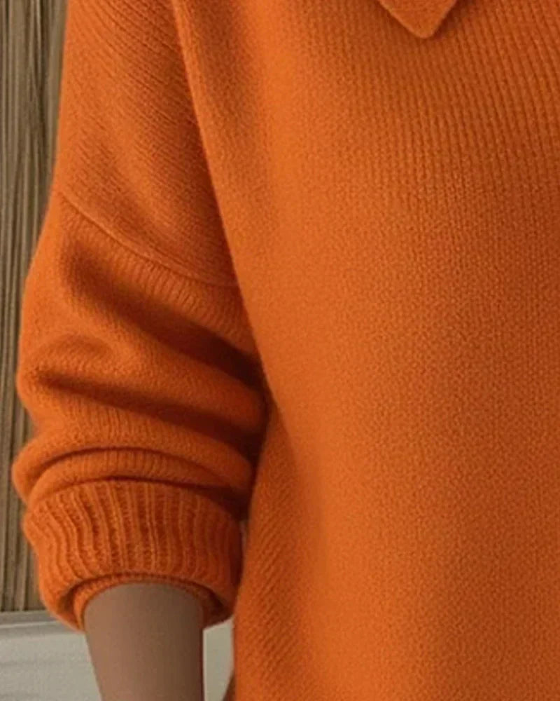 Vega | Veste en Tricot avec Col Chemise