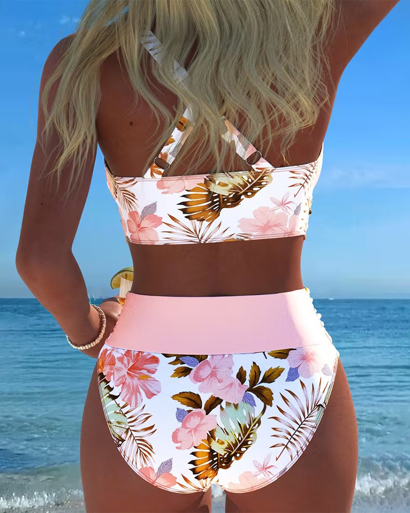 Léa | Bikini élégant à imprimé floral