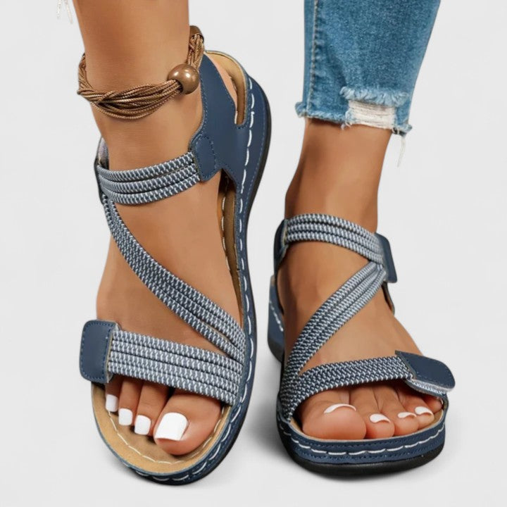 Élina | Sandales confort croisées