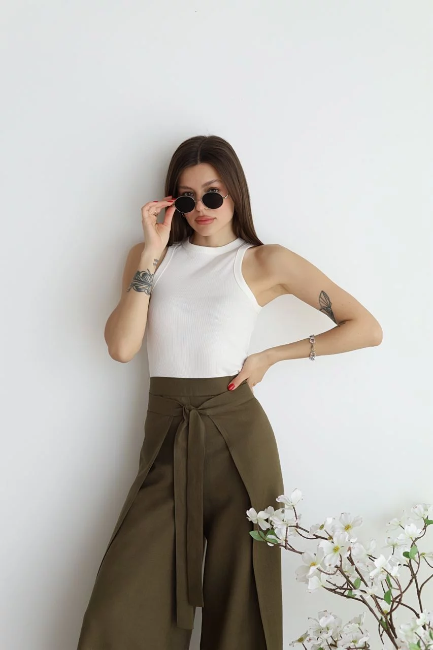 Nila | High Waist Wrap Pants