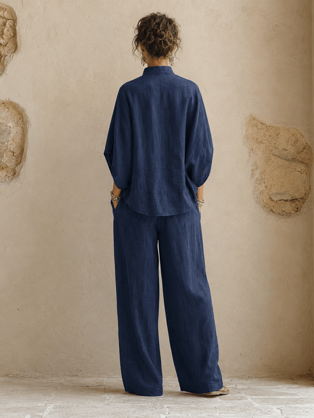 Maribel | Ensemble Fluide à Pantalon Large