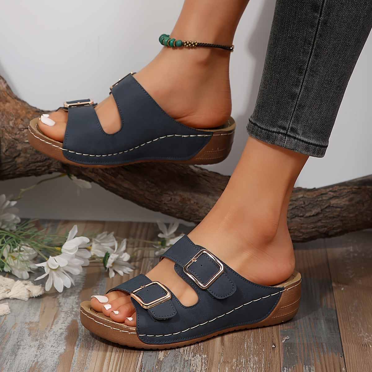 Caro | Sandales Aero Bride à talon Confort