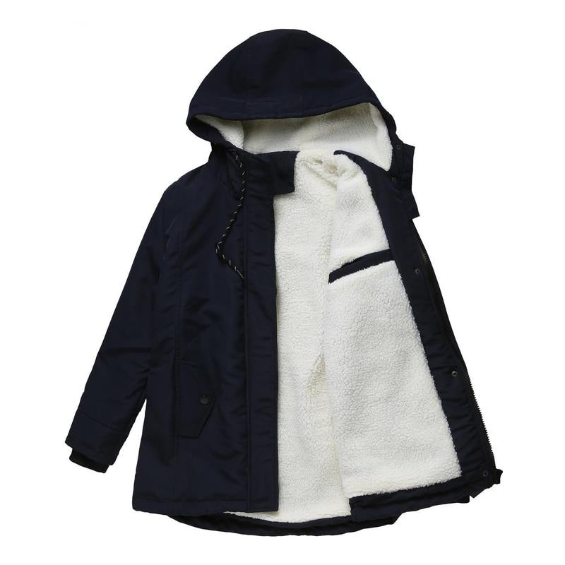 Élise | Manteau d’hiver doublé à capuche