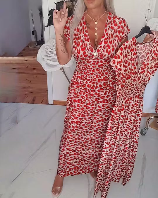 Nathalie | Robe Midi Léopard