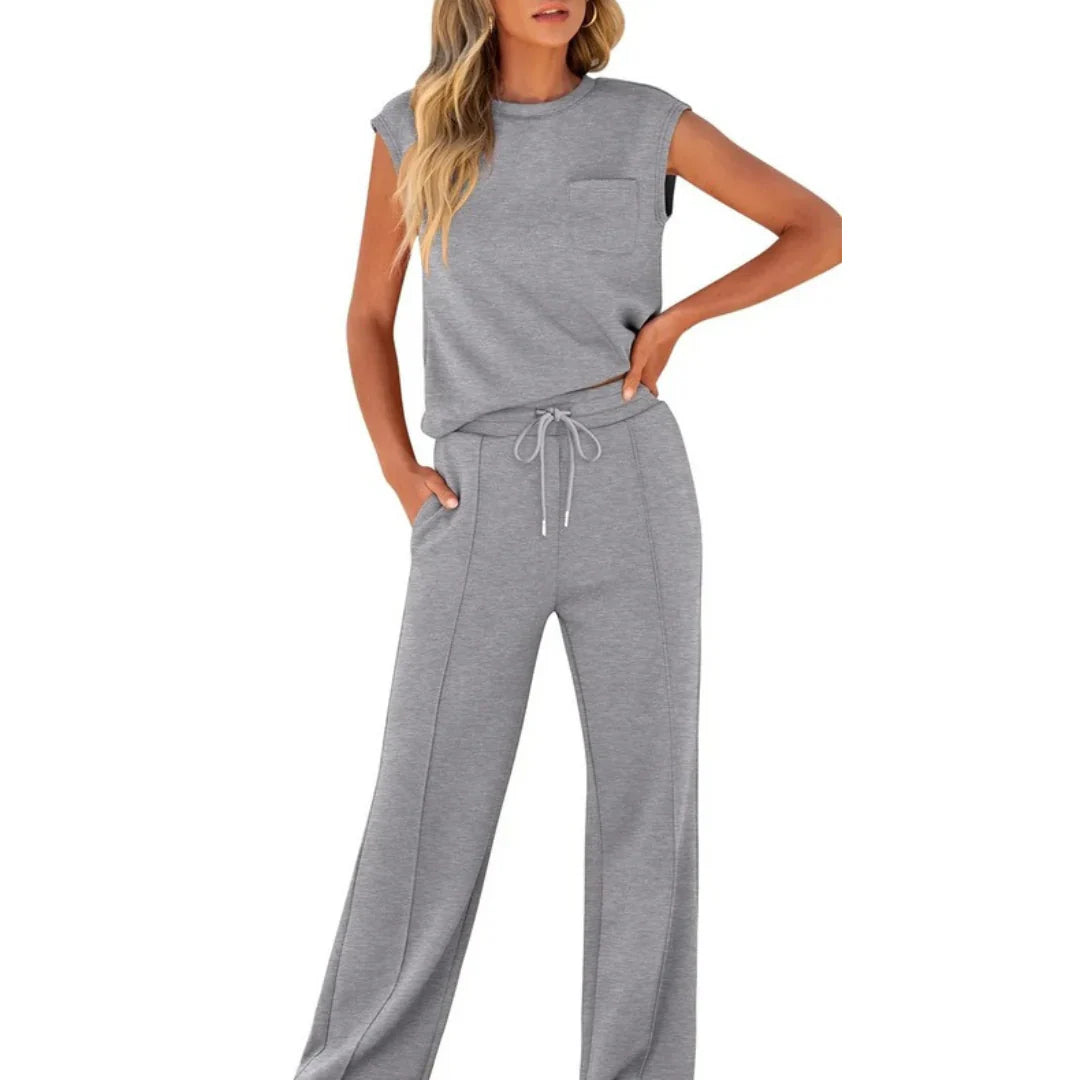 Kaiya | Ensemble lounge casual d'été doux