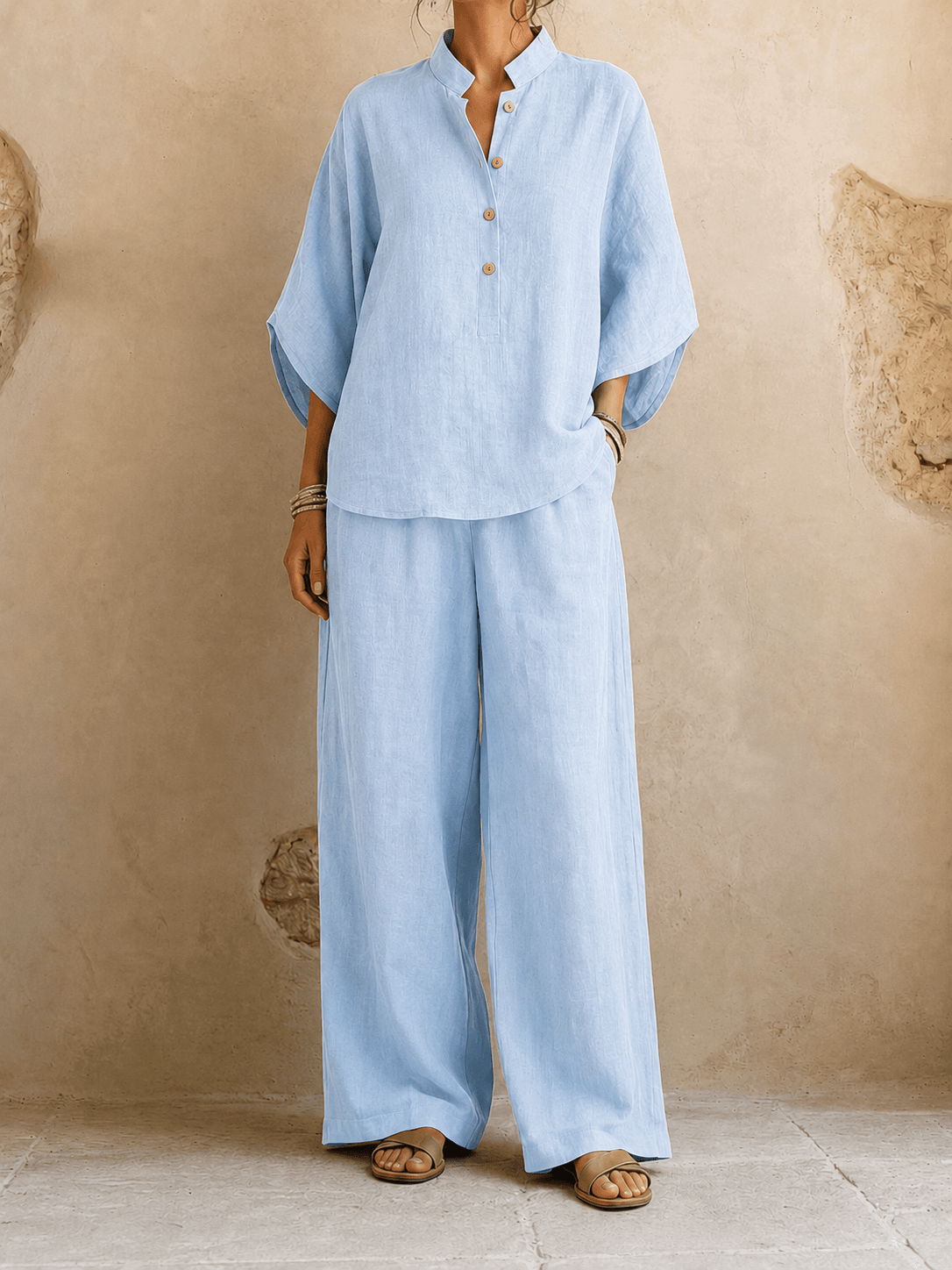 Maribel | Ensemble Fluide à Pantalon Large