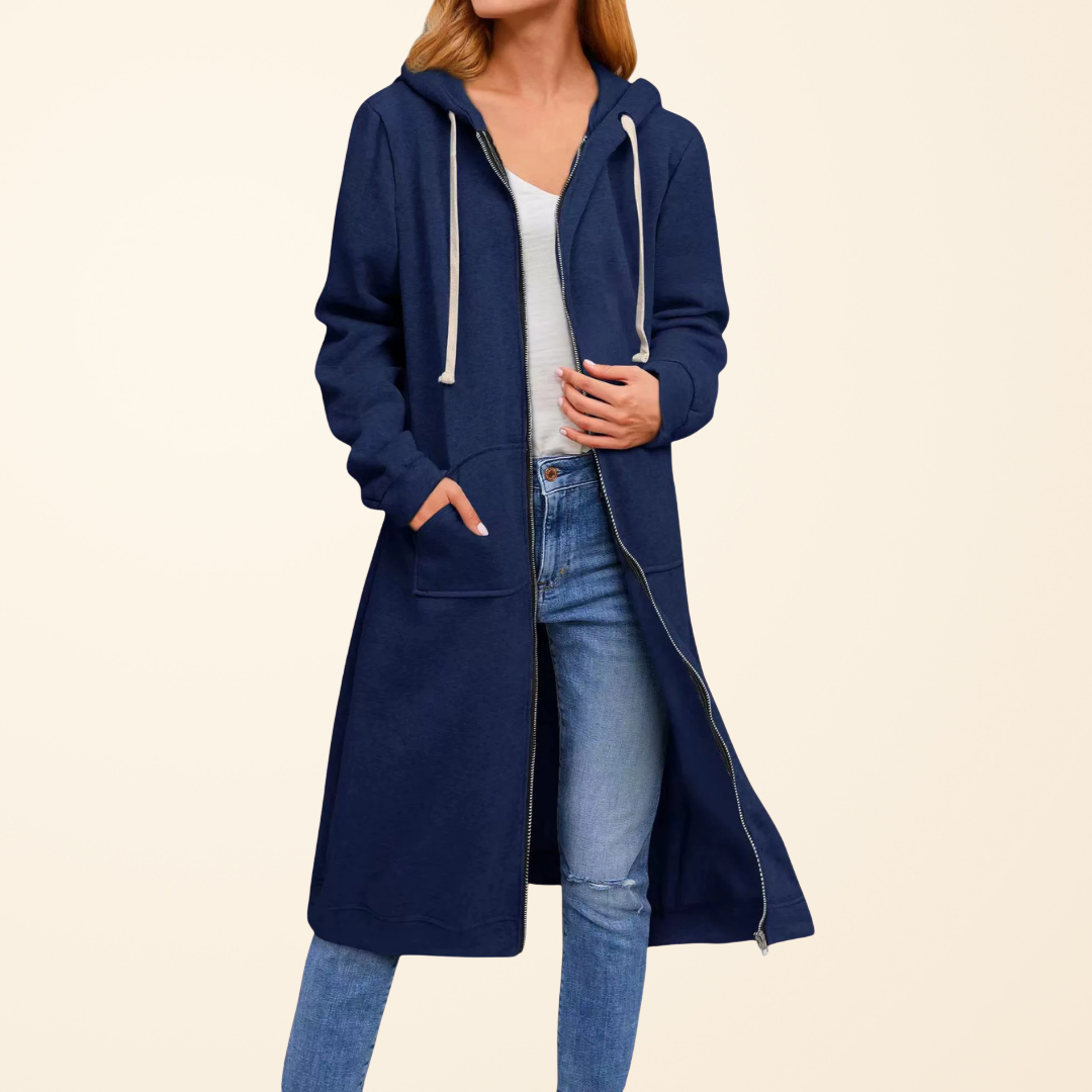 Élise - Cardigan Bleu Marine